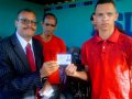 Pr. Adalberto de Almeida batiza 92 novos membros da AD Xexéu