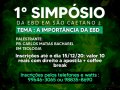 AD São Caetano 2 promove 1º Simpósio da Escola Bíblica Dominical
