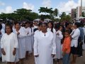 Milhares de pessoas lotam a Praça de Multieventos para batismo do centenário