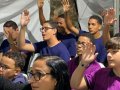 Salvação e batismos marcam festividade de jovens e adolescentes na AD Ângelo Martins