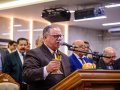 Pr. Laércio Rodrigues ministra na Santa Ceia de outubro na igreja sede