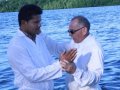 Batismo de 46 candidatos alegra crentes da Barra de Santo Antônio