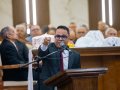 Pr. Jamerson Xavier ministra na Santa Ceia de abril na igreja sede