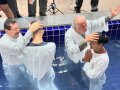 Primeiro ciclo de batismos de 2024 contempla 292 novos membros da capital