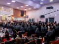 Pr. Edi Vinagre ministra na Santa Ceia de agosto na igreja sede