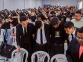 Jovens e adolescentes participam de estudos bíblicos no CONJOAAD 2026