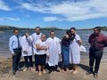 Pr. Robson Souza batiza três novos membros da Assembleia de Deus em Portugal