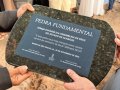 Pastor-presidente participa do lançamento da pedra fundamental do novo templo sede em Barra de São Miguel