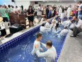 Primeiro ciclo de batismos de 2024 contempla 292 novos membros da capital