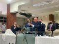 Pastores Joel Freire e João Luiz participam da Santa Ceia na igreja sede