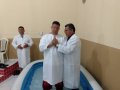 Pr. Ivan Ramos celebra batismo no Núcleo Ressocioalizador da Capital