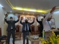 Salvação e batismos marcam o culto com a Juventude na AD Professor Sidrônio