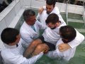 Pr. Israel Santos batiza 31 novos membros da Assembleia de Deus em Minador do Negrão