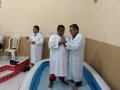 Pr. Ivan Ramos celebra batismo no Núcleo Ressocioalizador da Capital