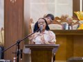 Rev. José Orisvaldo Nunes de Lima ministra sobre a promessa do Espírito Santo
