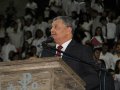 Milhares de evangélicos lotam o Ginásio do Sesi para assistir ao encerramento da Convenção Estadual