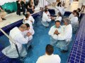 Grande batismo da Assembleia de Deus contempla 113 novos membros da capital