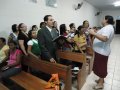 Distanciado da Igreja, filho pródigo retorna no Culto da 100ª Ovelha em Piabas
