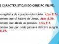 Palavra do Pastor: As Características de Filipe