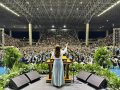 Abertura da Convenção Estadual reúne milhares de evangélicos no Ginásio do SESI