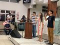 Pastores Joel Freire e João Luiz participam da Santa Ceia na igreja sede