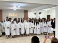 Pr. Pedro Idalino batiza 33 novos membros da Assembleia de Deus em Messias