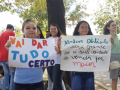 Candidatos do Enem recebem água e apoio de voluntários evangélicos no 1º dia de provas em Maceió