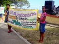 Em Chã de Bebedouro, igreja evangeliza com faixas no Dia Nacional de Missões