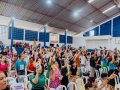 Jovens e adolescentes participam de estudos bíblicos no CONJOAAD 2025