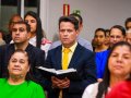 Pr. Edmagno Nunes ministra na Santa Ceia de outubro na igreja sede