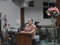 Pastor-presidente Rev. José Orisvaldo Nunes ministra sobre o banquete da salvação