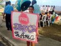 Em Chã de Bebedouro, igreja evangeliza com faixas no Dia Nacional de Missões