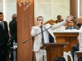 Pr. Bruno Andrade ministra na Santa Ceia de agosto na igreja sede