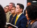 Pr. Edmagno Nunes ministra na Santa Ceia de outubro na igreja sede