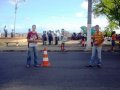 Em Chã de Bebedouro, igreja evangeliza com faixas no Dia Nacional de Missões