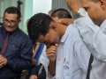 Pr. Pedro Idalino batiza 33 novos membros na Assembleia de Deus em Messias