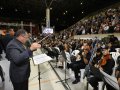 Abertura da Convenção Estadual reúne milhares de evangélicos no Ginásio do Sesi