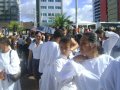 Centenário | Igreja de Pilar batiza 18 e faz caminhada com 300 pessoas