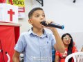 Salvação de almas marca a festividade do departamento infantil e do grupo de gestos na Sub da AD Piabas