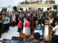 Pré congresso da 5ª região começa com batismo com Espírito Santo