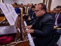Pr. Laércio Rodrigues ministra na Santa Ceia de outubro na igreja sede