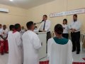 Pr. Ivan Ramos celebra batismo no Núcleo Ressocioalizador da Capital