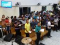 Pré congresso da 5ª região começa com batismo com Espírito Santo