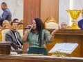 Pr. Alberto Olímpio ministra no culto de doutrina na igreja sede