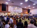 Pr. Laércio Rodrigues ministra na Santa Ceia de outubro na igreja sede