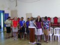 Culto da Família recebe casal de missionários no colégio assembleiano