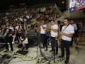 Milhares de evangélicos lotam o Ginásio do Sesi para assistir ao encerramento da Convenção Estadual