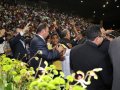 Milhares de evangélicos lotam o Ginásio do Sesi para assistir ao encerramento da Convenção Estadual