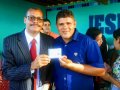 Pr. Adalberto de Almeida batiza 92 novos membros da AD Xexéu