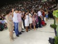 Milhares de evangélicos lotam o Ginásio do Sesi para assistir ao encerramento da Convenção Estadual
